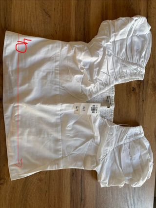 Top blanco Abercrombie & Fitch