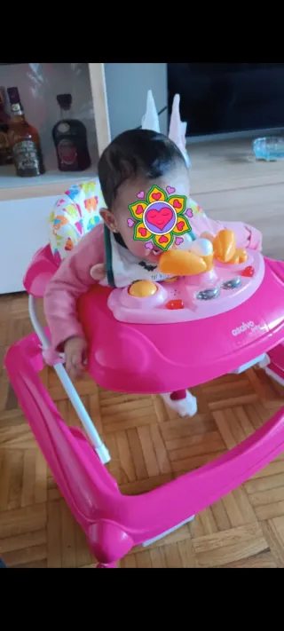 Andador/Tacatá Bebé Rosa