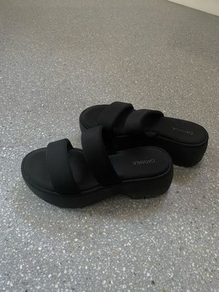 Sandalias plataforma CATWALK Negras Talla 38