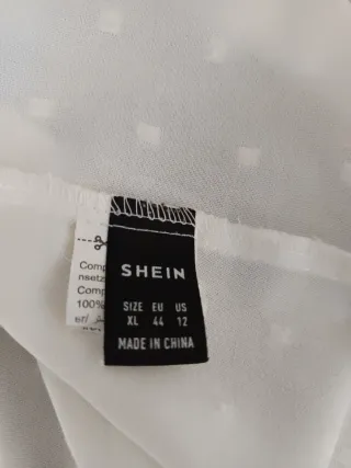 Elegante blusa bordada T XL