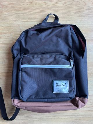 Mochila Herschel Negra y Marrón