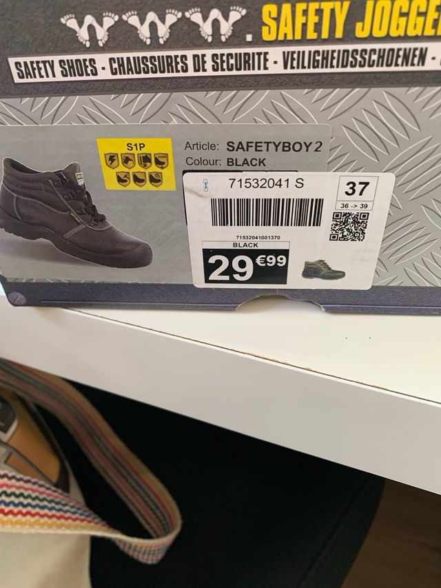 Zapatos de seguridad Safety Jogger con puntera dur