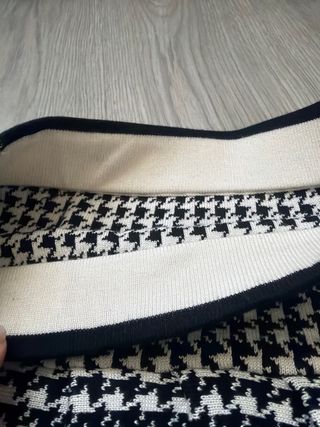 Falda mini pata de gallo