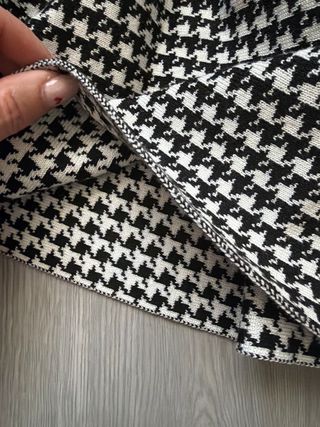 Falda mini pata de gallo