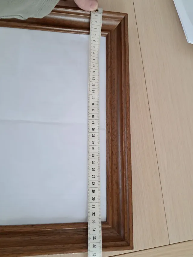 Marco de madera sin cristal