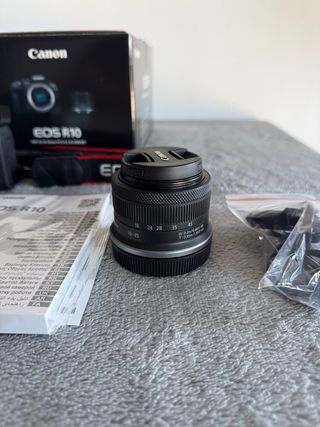 Cámara Canon EOS R10 Kit Objetivo