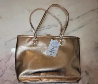 Bolso Tote Disney Store oro rosa, Perforado