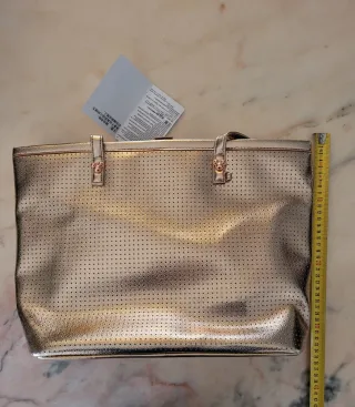 Bolso Tote Disney Store oro rosa, Perforado