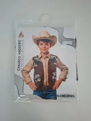 Chaleco Vaquero Infantil Nuevo