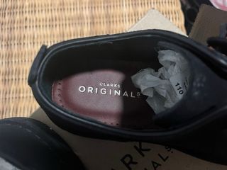 Zapatos Clarks Ante Negro NUEVOS