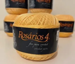 6 ovillos Rosarios4 perlé color 505