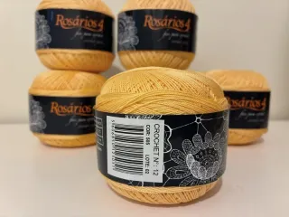 6 ovillos Rosarios4 perlé color 505