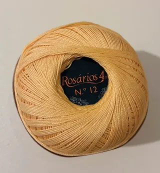 6 ovillos Rosarios4 perlé color 505