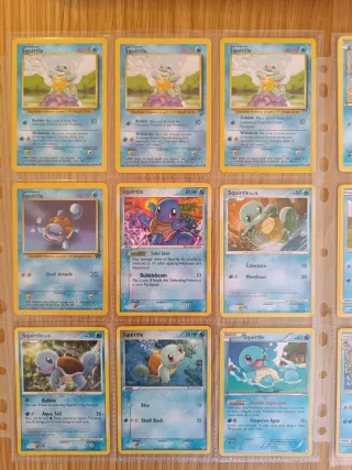 Colección Cartas Pokémon Squirtle