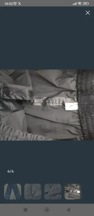 Pantalón impermeable azul marino Talla L