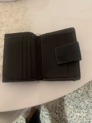 Monedero de piel PG negro