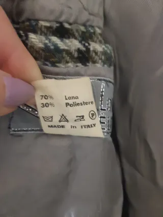 Giacca uomo misto lana over