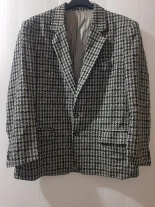 Giacca uomo misto lana over