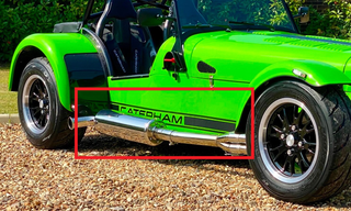 Pegatinas laterales Caterham 7 personalizadas