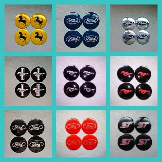 Pegatinas 56mm tapabuje Ford Mustang ST Ferrari