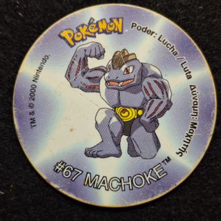 Lote 5 Tazos Pokémon 2000 Matutano Machoke