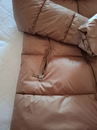 Plumas marrón con pelo desmontable