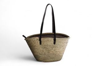 Bolso artesanal de paja Cuadritos