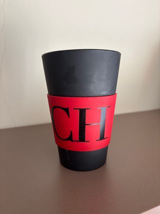 Vaso CH 400 ml Negro y Rojo