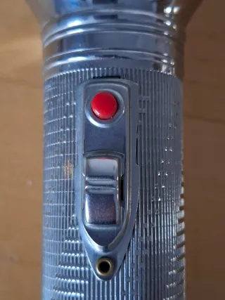 Linterna plateada años 70