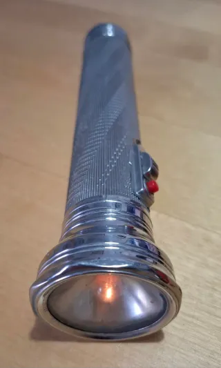 Linterna plateada años 70