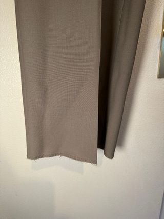 Pantalones Burberry Lana Beige