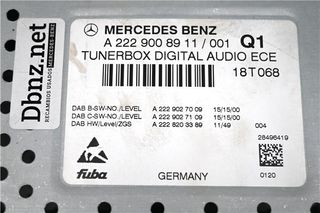 RADIO / CD Mercedes-Benz Clase C (BM 205) Familiar (09.2014->) Híbrido C 350 T e (205.247) [Híbrido 205 kW ( 2,0 Ltr. - 155 kW)]