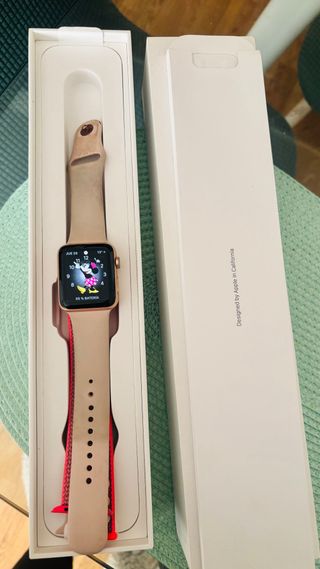 Apple Watch S3 42mm Rosa y dorado