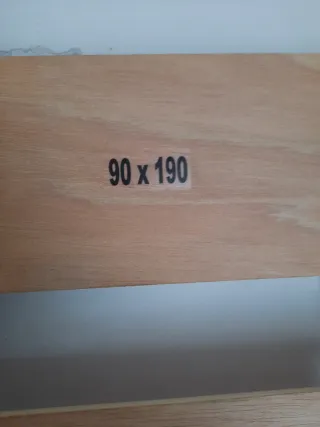 Somier metálico y de madera