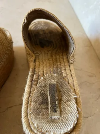 Mules Pull&Bear de esparto