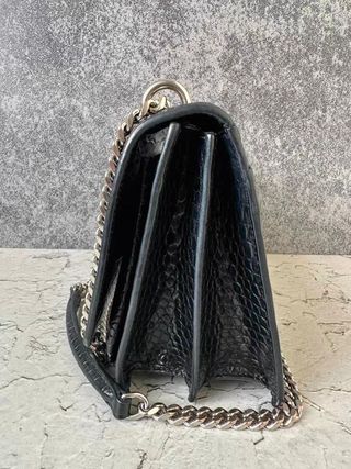 Bolso YSL Cocodrilo Negro