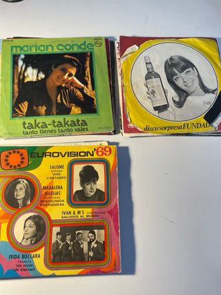 Lote de 33 vinilos. Años 60/70