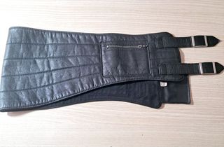 Cinturón piel levantamiento pesas, gimnasio, 90cm