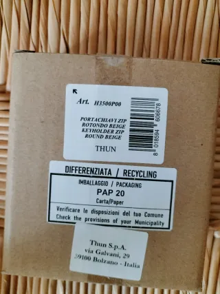 Portamonete Thun rotondo con ciondolo