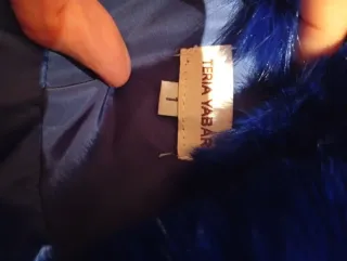 Plumas Teria Yabar Azul Talla M