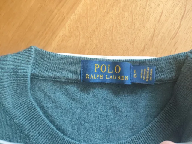 Camiseta Ralph Lauren Verde Azulado