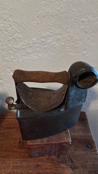 Planchas antiguas de hierro fundido