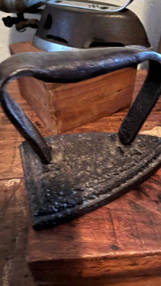 Planchas antiguas de hierro fundido