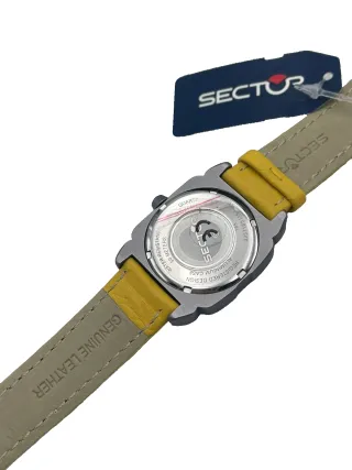 Orologio Sector Giallo Cassa Grigia