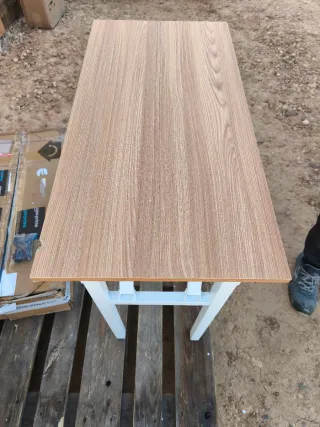 Mesa plegable madera y metal