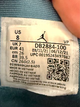 Jordan 23 Flight Azul Blancas SemiNuevas