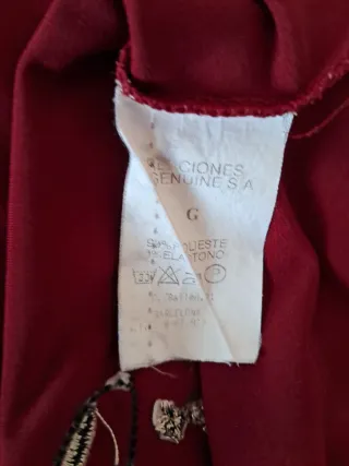 Blusa GN granate con bordado