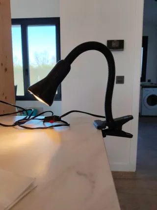 Flexo de estudio con pinza