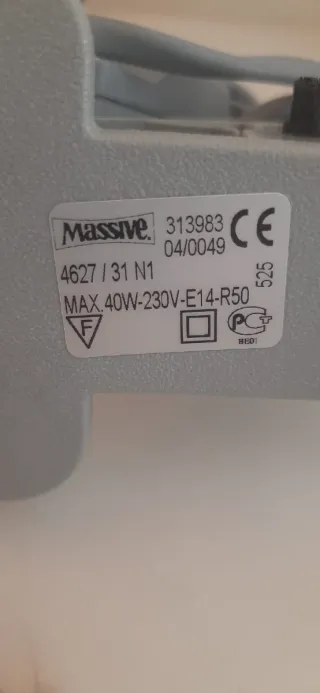 Flexo de estudio con pinza