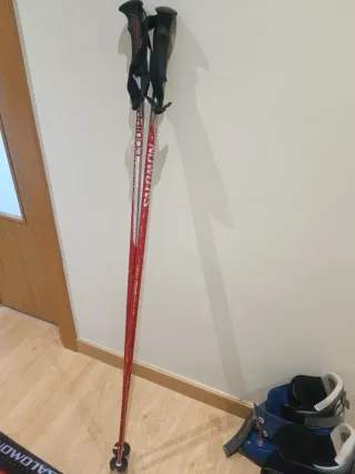 Equipo Esquí Salomon Botas Lange Bastones